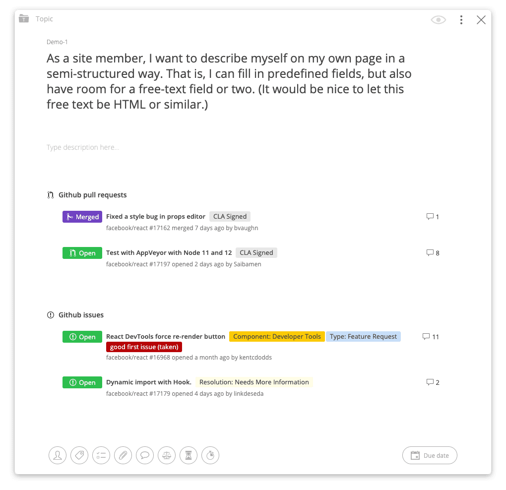 GitHub url preview